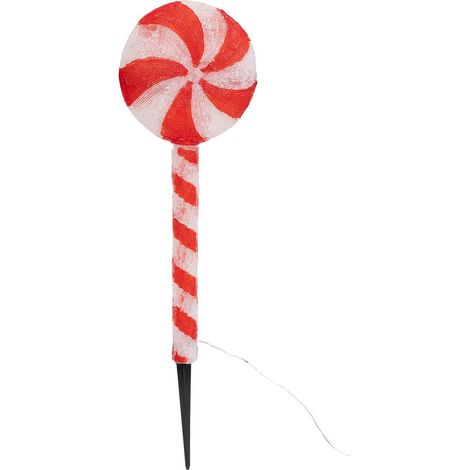 Zucchero d'orzo solare a forma di acrilico per esterni 30 le h.65cm - Feeric lights & christmas