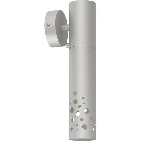 Applique murale tube gris clair 30 cm Tibia GU10 8W