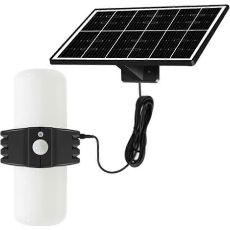Projecteurs solaires d'extérieur 1000 lm pour la sécurité des rues et des granges, avec détecteur de mouvement, étanches et à LED, 3 modes d'éclairage. (1/5)
