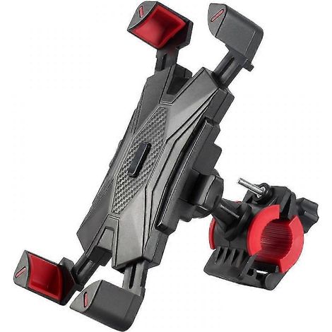 Support de téléphone pour vélo, fixation pour moto et scooter, clip pour iPhone 11 / iPhone 11 Pro Max, S9, S10 (1/4)