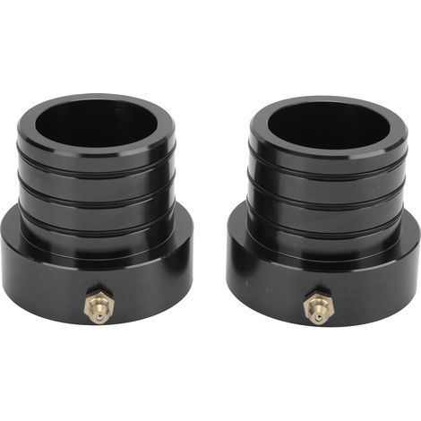 Jeu de joints de Tube d'essieu avant, 2 pièces, billette d'aluminium, résistance à l'oxydation, remplacement pour Jeep Wrangler Cherokee TJBlack (1/5)