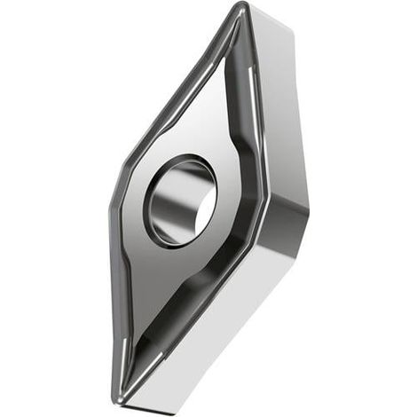 Drehwendeschneidplatte ISO DNMG 150604E-NF:HF7 Bohrungs-D. 5,16mm Farbe Silber (1/2)