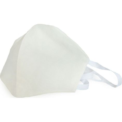 Gesichtsmaske Mundschutz Stoffmaske zertifiziert waschbar 100% Bio-Giza-Baumwolle - Herren-Baumwollband (1/3)