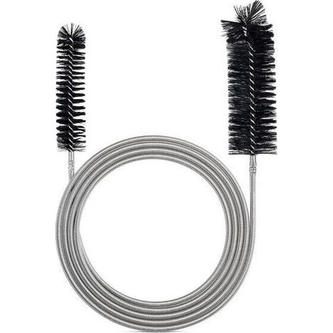Brosse de nettoyage pour tube d'alimentation flexible - Outil de nettoyage de tuyau - Noir (1/5)