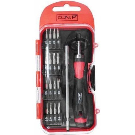 Embouts De Précision - Clé À Cliquet Miniature 18 Pièces En Acier Chrome Vanadium - Pour Électronique Et Micro-Mécanique - Set Complet (1/2)