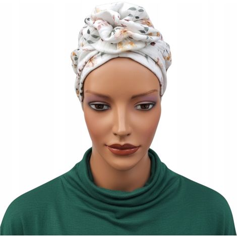 Klassischer Mussa 461 Rosen-Turban aus Baumwollmusselin – Komfort und Stil (1/5)