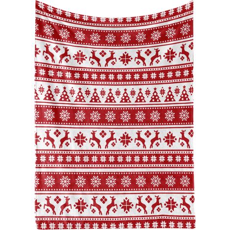 Couverture polaire grande taille 80x100cm - Drap léger en polyester pour canapé, lit, toutes saisons, lavable en machine (1/5)