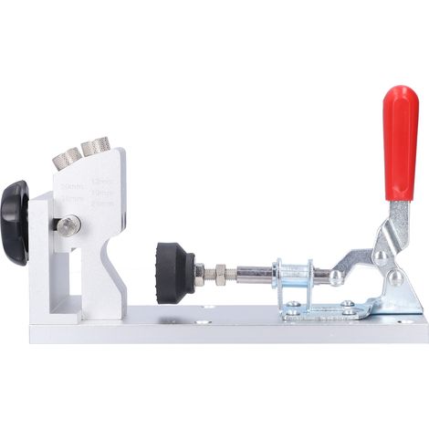 Perforateur de positionnement à vide avec aspirateur, gabarit de perçage en alliage d'aluminium pour menuiserie, outil de précision (1/5)
