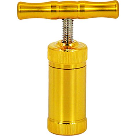 Mini Presse à Pollen en Alliage d'Aluminium Portable - Compresseur d'Épices à Une Main