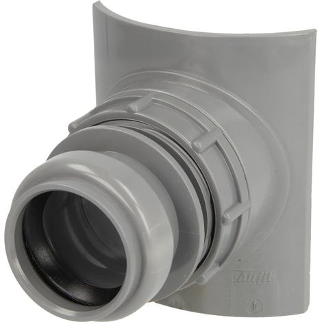 Airfit Schraub-Abzweig DN125/50 grau, 22550AZ