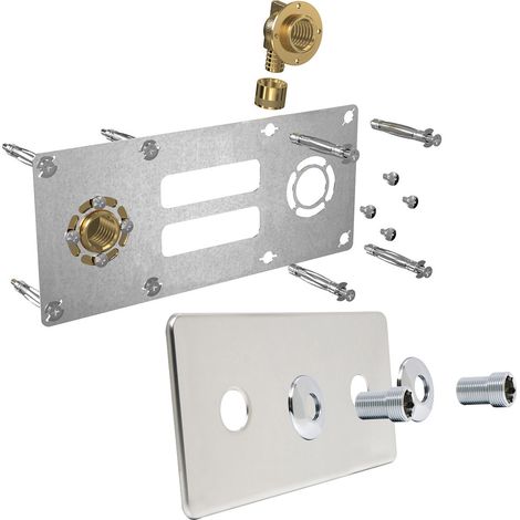 Watts – Sortie de cloison Robifix – Entraxe 150mm – Raccord à glissement Femelle 1/2" – Installation rapide pour cloison BA13