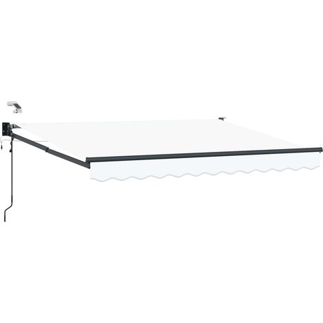 Toldo Retráctil Eléctrico 3 x 2,5 m 100% Poliéster y Aluminio vidaXL