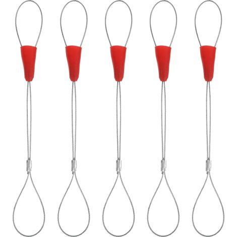 5pcs Tire-câbles pour Câbles Électriques et Outil de Fixation de Ruban de Tirage en Acier et Plastique Design Ergonomique pour Électriciens et Bricoleurs (1/5)