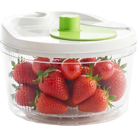 Essoreuse à salade manuelle avec manivelle et bec verseur (1/5)