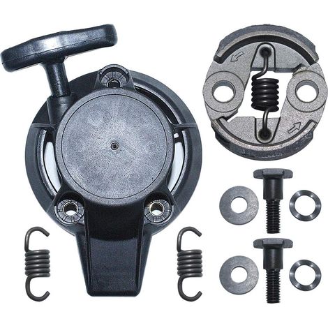 Kit de rondelle élastique pour boulon d'embrayage du démarreur à traction pour moteur Honda GX25 Remplace 28400-Z0H-315 (1/5)