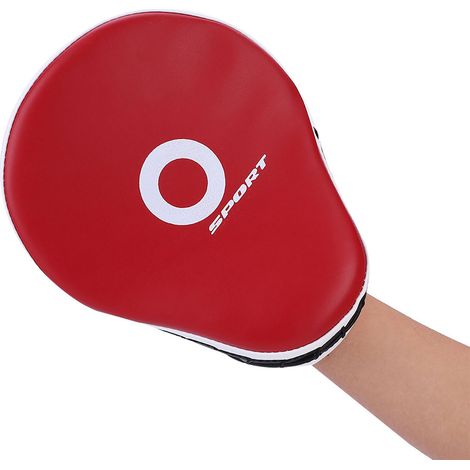 Cible de frappe en mousse PU renforcée pour arts martiaux, sac d'entraînement rouge MMA Karaté Boxe