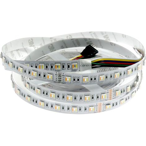 Tira Led 24V Dc Smd5050 Videny Ip65 Rgb+CCT 60 Led/m - 5 Métros RGB+CCT - Ledme - LM2456 (1/2)