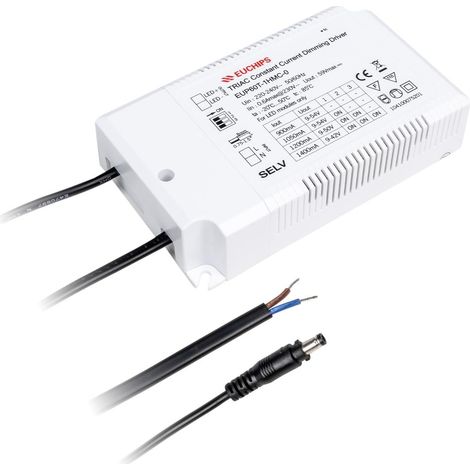 LED Treiber 48-60W 9-66V 900-1400mA EUCHIPS dimmbar Triac EUP60T-1HMC-0