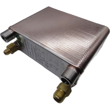 Échangeur de chaleur à plaques, Échangeur De Chaleur À Plaques 50 For Chauffe-eau À Pompe À Chaleur Ou Chauffage Par Le Sol, Remplace L'échangeur De Chaleur À Plaques VICARB Pour le chauffage au sol, (1/5)