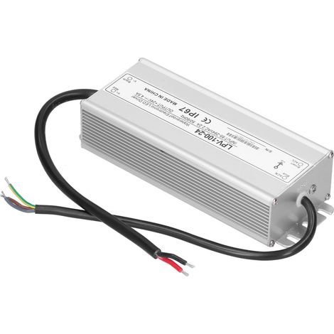 Alimentation étanche 100W 24V DC pour bande LED, driver LED étanche LPV-100-24 (1/5)