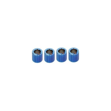 4 colliers de repose-tête de siège cristal - Décoration intérieure universelle voiture SUV camion - Bleu (1/5)