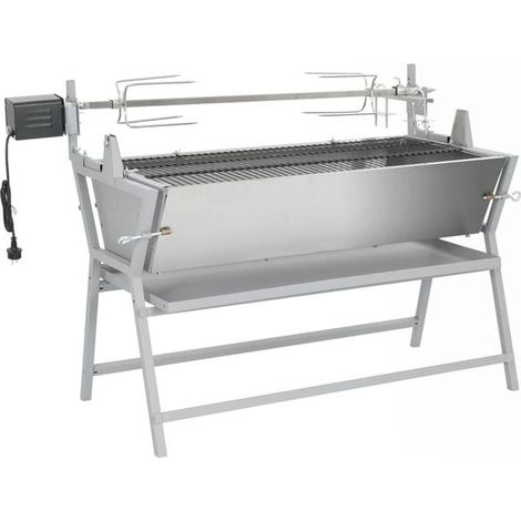 Fourchettes pivotantes pour barbecue en fer et acier inoxydable (1/5)