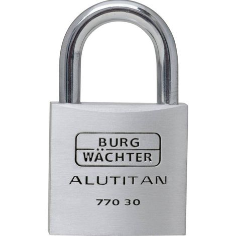 Burg Wächter 36021 Lucchetto 30.00 mm Chiavi diverse Alluminio Serratura a chiave