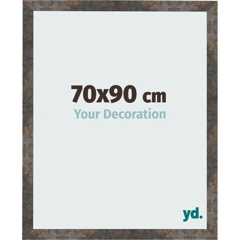 yd. - Cadre photo 70x90 - Metal Oxyde - MDF - Bologna (1/5)