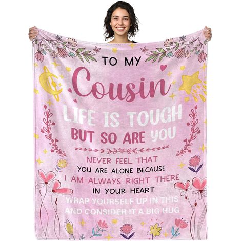 Couverture - 60 x 80 Pouces - Pour Femme - À Offrir En Cadeau D'Anniversaire Ou De Fêtes - 1 Pièce (1/5)