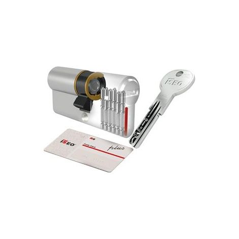 Cilindro iseo r6 plus mm. 40x80 5 chiavi security card - Salone