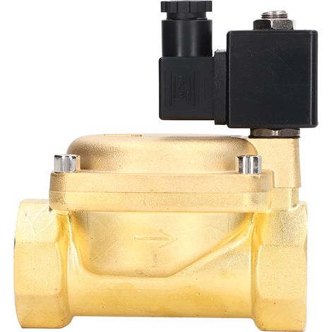 Messing-Magnetventil G1-1/2 Zoll, normalerweise geschlossen, 2-Wege-Pilotmembran-Hochdruck-Magnetventil, 110 V (1/5)