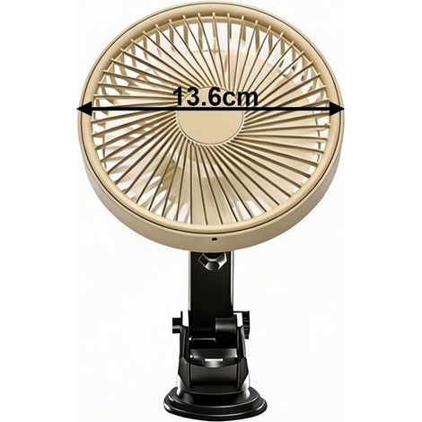 Ventilateur de fenêtre voiture rotatif, tasse Circulation d'air (1/5)