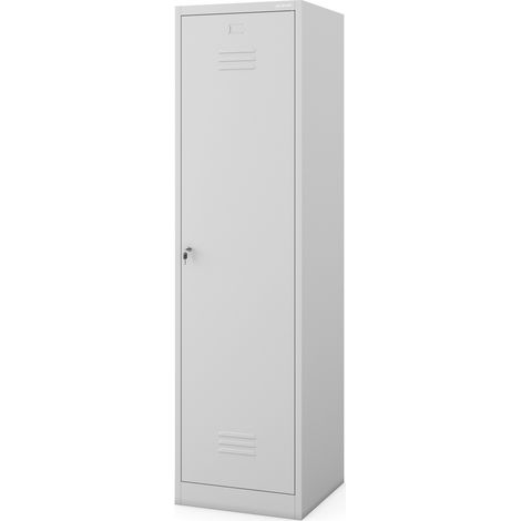 Besenschrank Haushaltsschrank AGNES, 500 x 1850 x 500 mm, grau