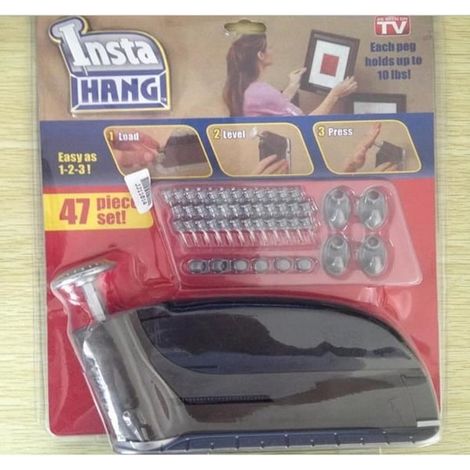 Kit de 47 cloueuses murales Insta Hang, installation facile et rapide (1/2)