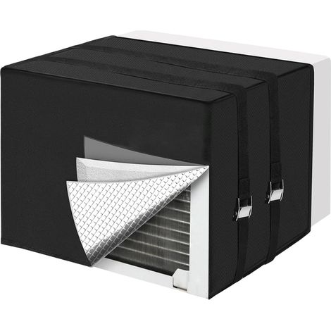 Housse Pour Climatiseur De Fenêtre Protecteurs Imperméables Épaissis,Housse Pour Climatiseur Extérieur,Pour Patio, Extérieur, Appartement, Cour, Maison, Jardin, Hiver, Protection (1/5)