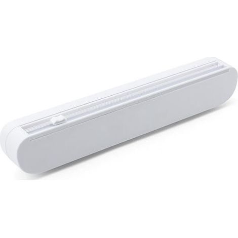 Coupe Film Alimentaire,Film Cutter,Distributeur D'emballage Alimentaire, Adapté Pour Couper Des Volumes De Plastique, Film Transparent (blanc) (1/5)