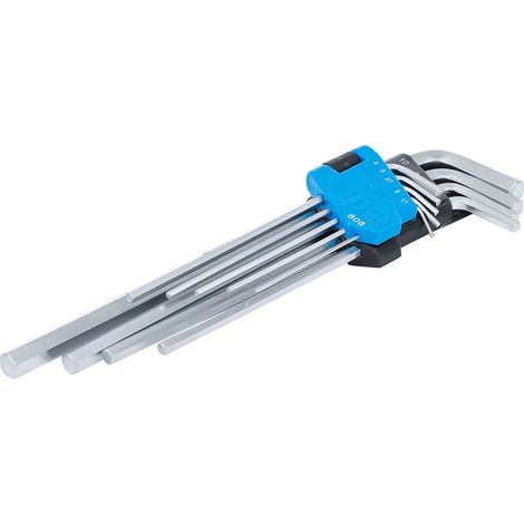 BGS  Llave  angular  extralarga  hexagonal  interior  1,5  -  10  mm  9  pzs.  -  808 (1/4)