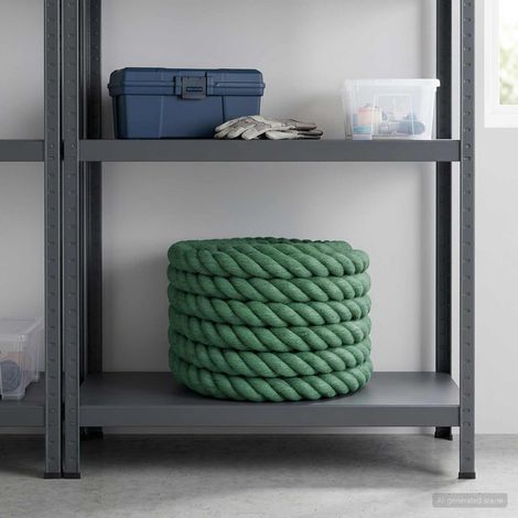 vidaXL Corda di Juta 60 mm Verde 100% juta Tossa