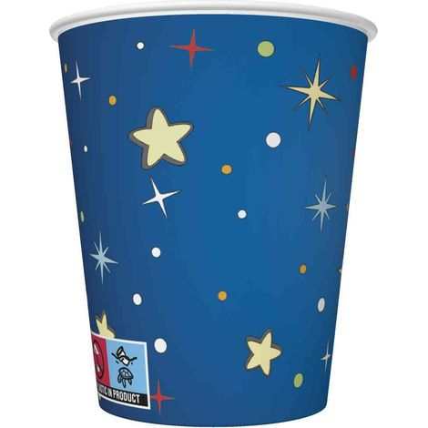 Bicchieri di carta KOSMOS da 250 ml, confezione da 8 pezzi. (1/3)