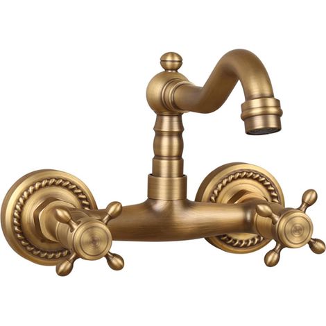 Robinet pour vasque, laiton, pour salle de bain et toilettes (1/5)