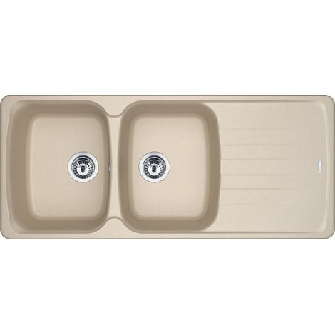 Fregadero de cocina franke AZG 621 beige 116 cm (1/3)