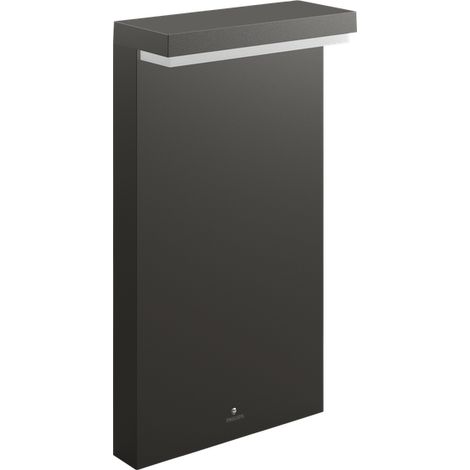Borne lumineuse de jardin Bustan 40 - Gris - Gris (1/5)