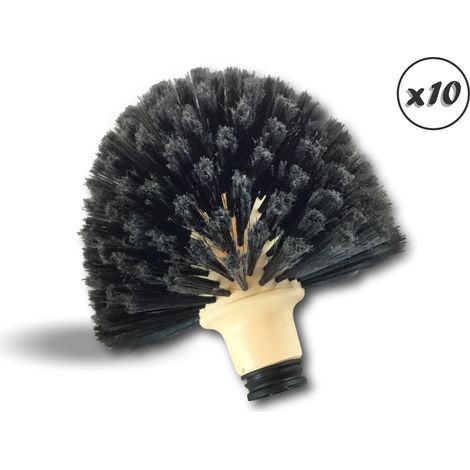 Tête de loup brosse boule Tête Ø 180 mm Sans manche - Quantité x10 - Tête de loup PRO sans manche