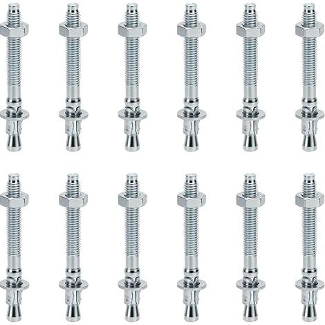 Galvanized Anchor Dowels for Heavy Loads M8 x 80 mm (1/5)