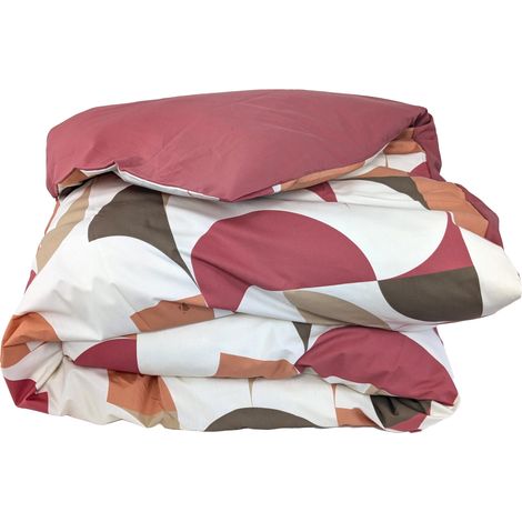 Housse de couette percale de coton MODULO 280x240 cm (1/5)