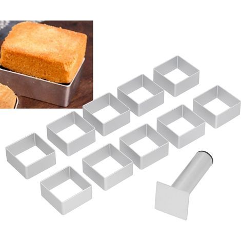 Teglia per torte in acciaio inox, set da forno, stampi per mooncake e biscotti, accessorio da cucina (1/5)