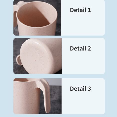 Einfaches und niedliches Set aus Zahnbürstenhalter, Mundwasserbecher und Zahnbürstenhalter im nordischen Stil – kreativ und bezaubernd, perfekt für Paare. (1/5)