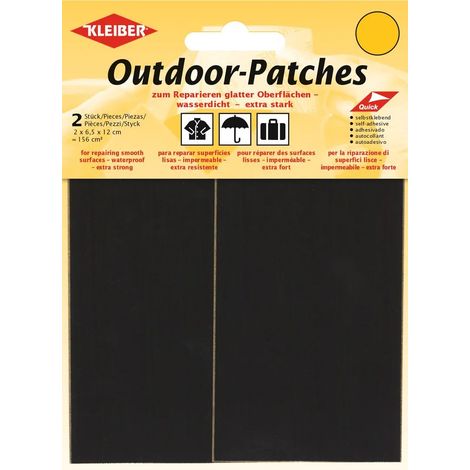 Kleiber Outdoor-Patches, Fb. Schwarz