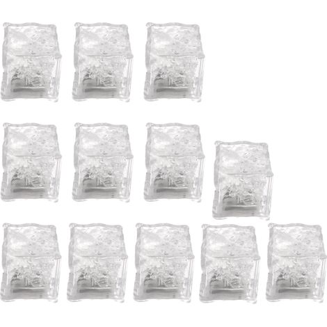 LED-beleuchtete Eiswürfel (12 Stück) für festliche Cocktails (1/5)