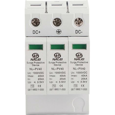 Überspannungsschutzgerät 20–40 kA 3P 1000 V Photovoltaik-PV-Spannungsableiter
